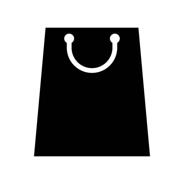 Shopping väska papper isolerade ikonen — Stock vektor