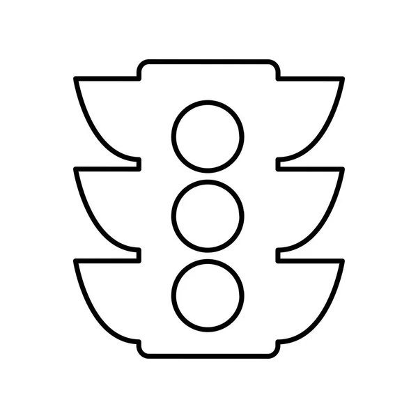 Ampel-Symbol — Stockvektor