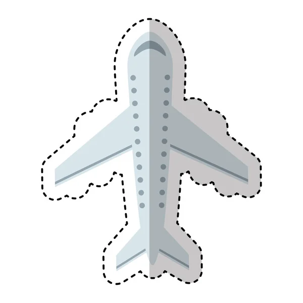 Avion voler icône isolée — Image vectorielle