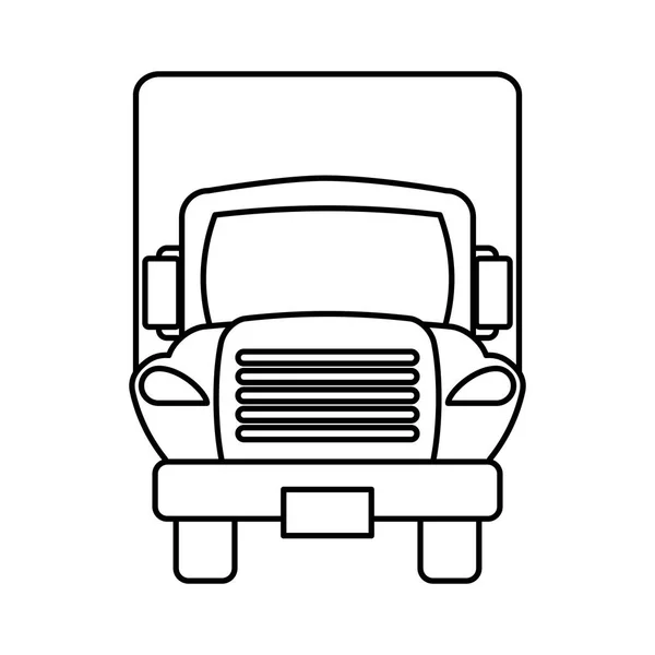 卡车送货车辆图标 — 图库矢量图片