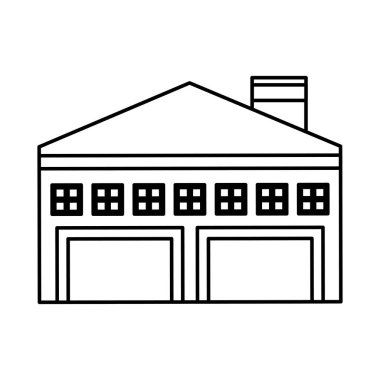 Ambar Binası izole simgesi