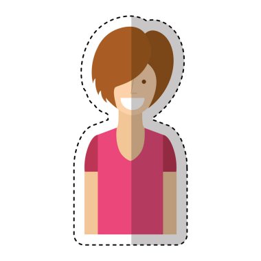 genç kadın avatar karakter