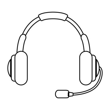 kulaklık aygıtı izole simgesi