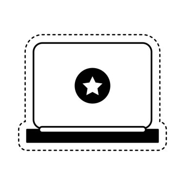 dizüstü bilgisayar izole kutsal kişilerin resmi