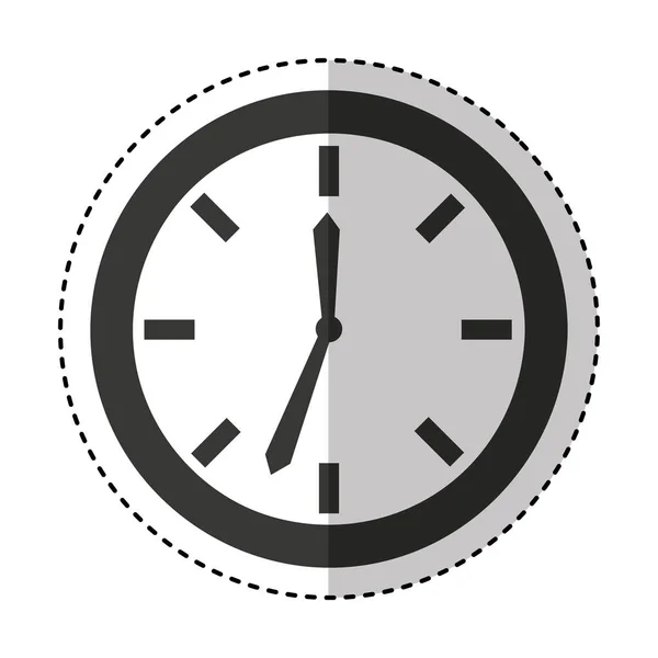 分離の時間時計アイコン — ストックベクタ