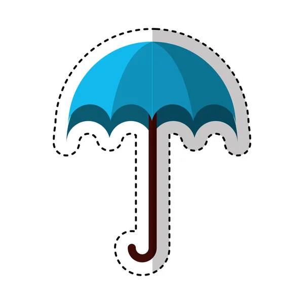 Umbrella packing symbol icon — Stock Vector