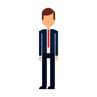 işadamı karakter izole simgesi