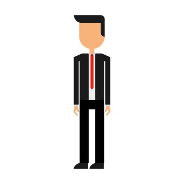 işadamı karakter izole simgesi