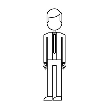 işadamı karakter izole simgesi