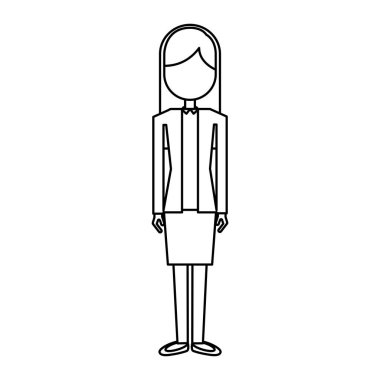 işkadını karakter izole simgesi