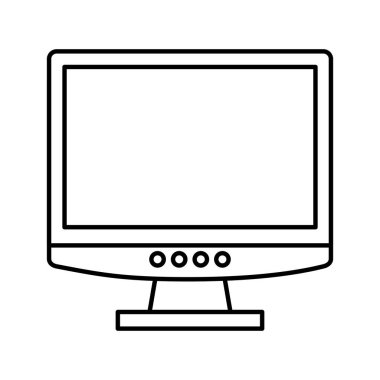 bilgisayar masaüstü izole simgesi