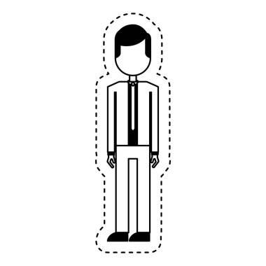 işadamı karakter izole simgesi