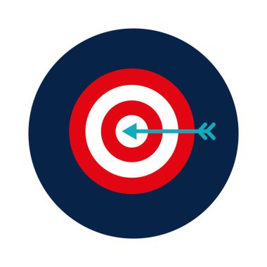 hedef ok başarısı simgesi izole edildi