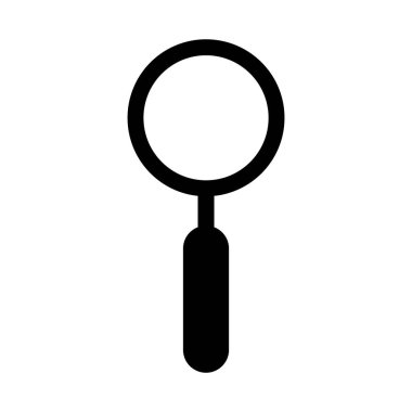 büyüteç izole edilmiş simge ara