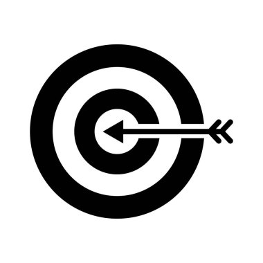 hedef ok başarısı simgesi izole edildi