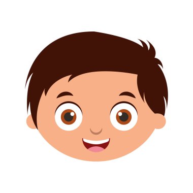 sevimli küçük çocuk karakter