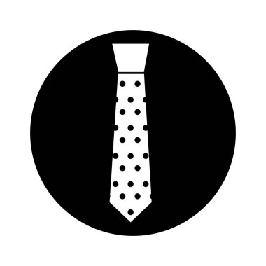 zarif kravat izole simgesi