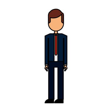 işadamı karakter izole simgesi