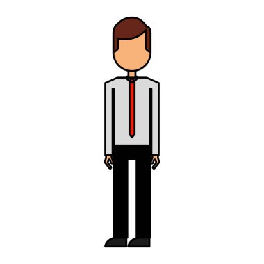 işadamı karakter izole simgesi