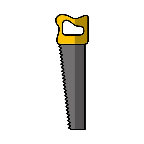 Izolované ikona nástroje pilkou — Stockový vektor
