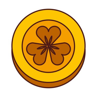 Saint patricks yonca simgesiyle para