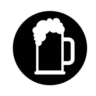 bira kavanozu izole edilmiş ikon içecek