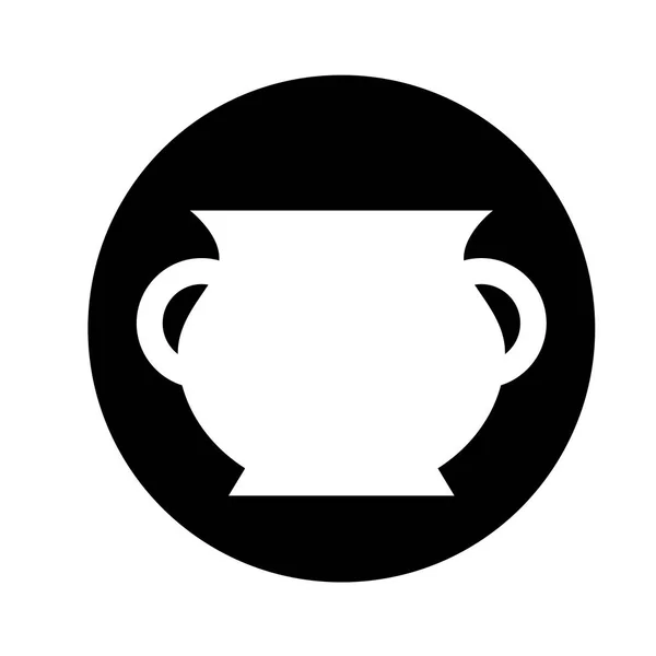 Icona del vaso del tesoro isolato — Vettoriale Stock