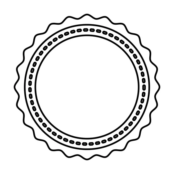 Sello círculo sello icono — Archivo Imágenes Vectoriales