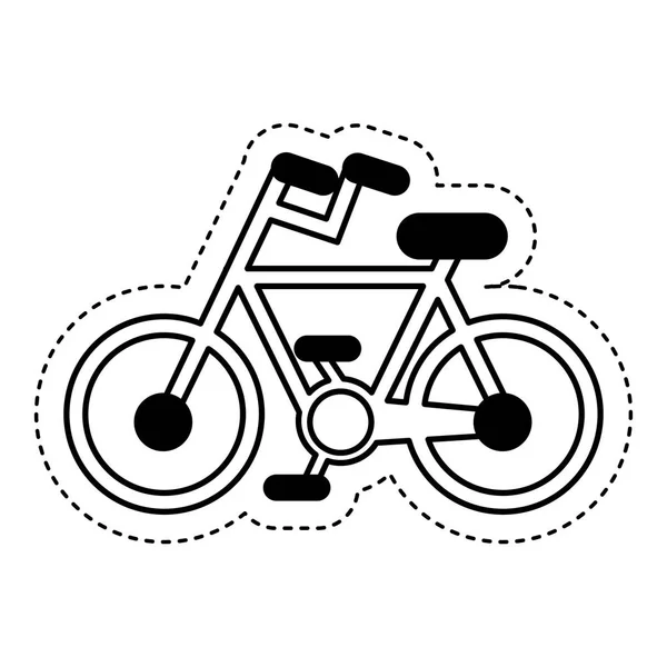 自行车车孤立的图标 — 图库矢量图片