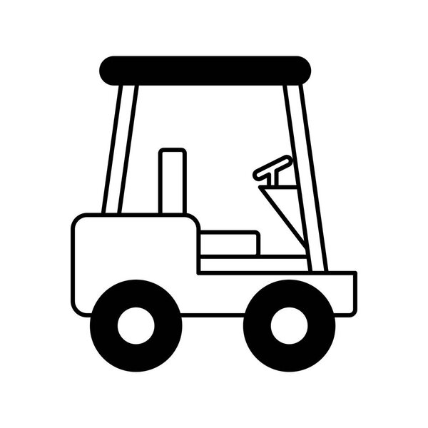forklift machine logistic icon