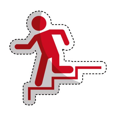 çıkış acil yol işareti