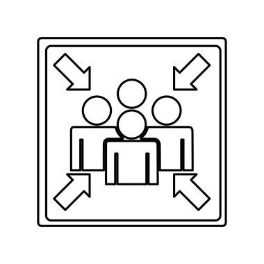 Toplantı noktası işareti simgesi