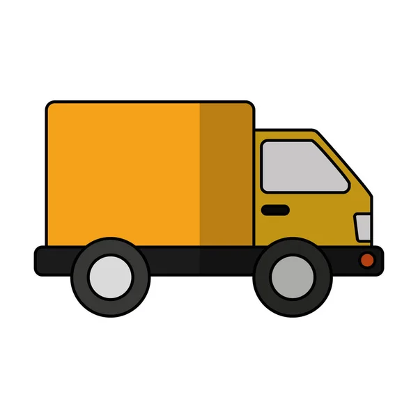 Camión entrega vehículo icono — Vector de stock