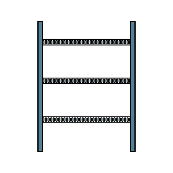 Logistieke plat geïsoleerd pictogram — Stockvector