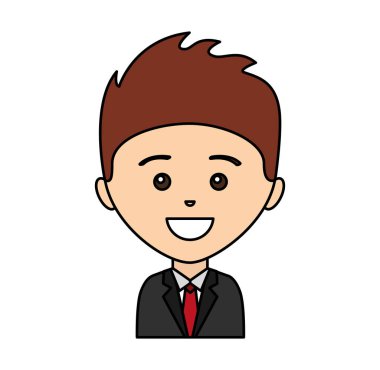 işadamı karakter izole simgesi