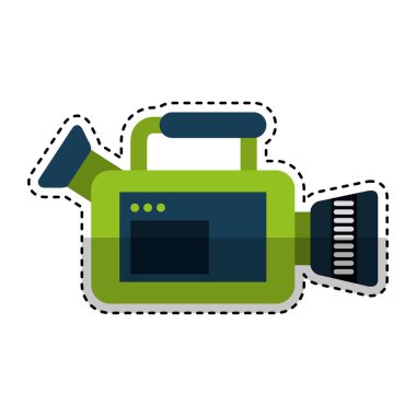 video kamera izole simgesi