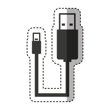 USB kablo bağlantısı simgesini