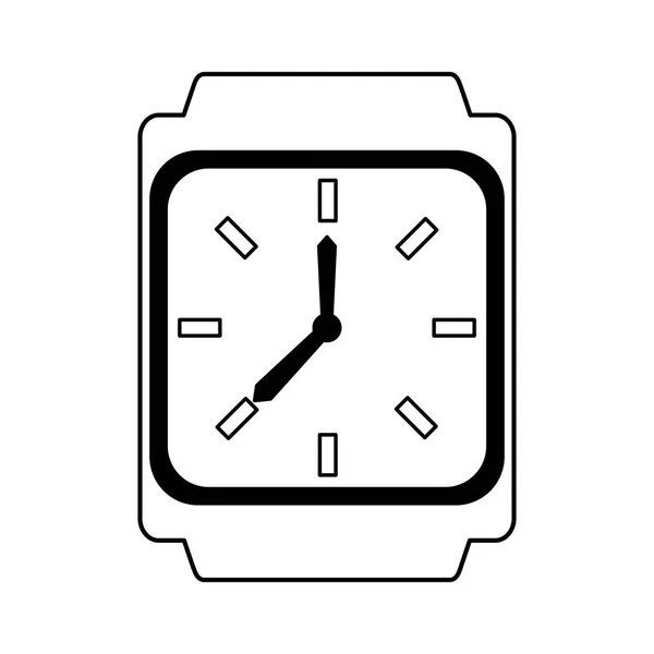 Mannelijke handpictogram horloge — Stockvector