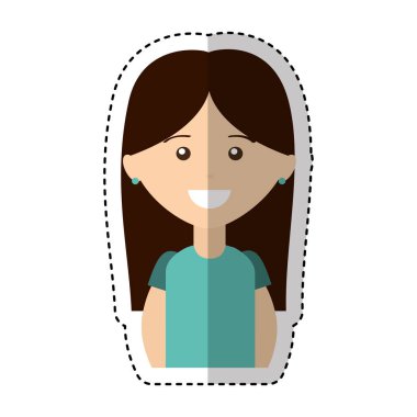 genç kadın avatar karakter