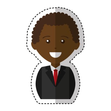 işadamı karakter izole simgesi