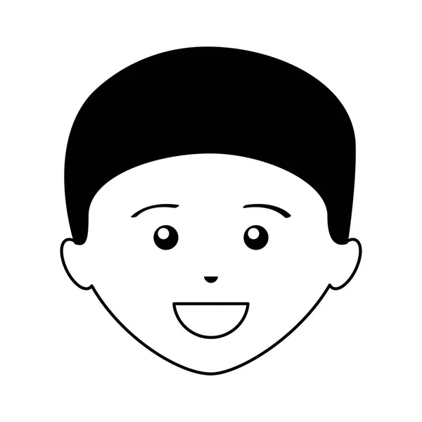 Jeune homme avatar personnage — Image vectorielle