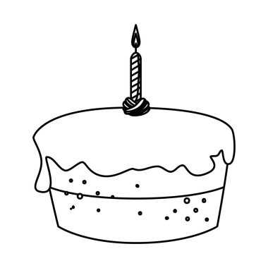 lezzetli pasta tatlı simgesi