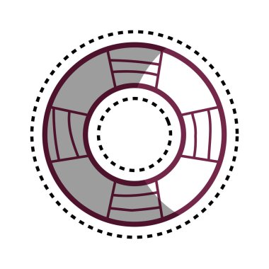 float cankurtaran izole simgesi