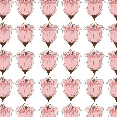 Dekoratif çiçek izole simgesi