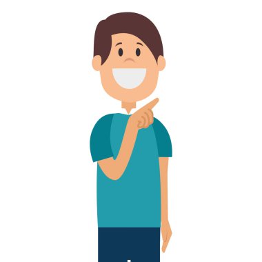 insan avatar karakteri izole edilmiş simge