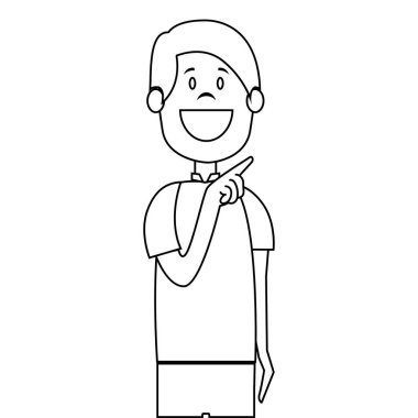 insan avatar karakteri izole edilmiş simge