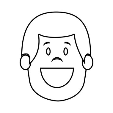 insan avatar karakteri izole edilmiş simge