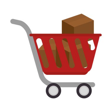 sepeti alışveriş ticari simgesi