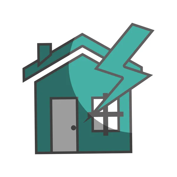 Ikona koncepcja ubezpieczenia domu — Wektor stockowy