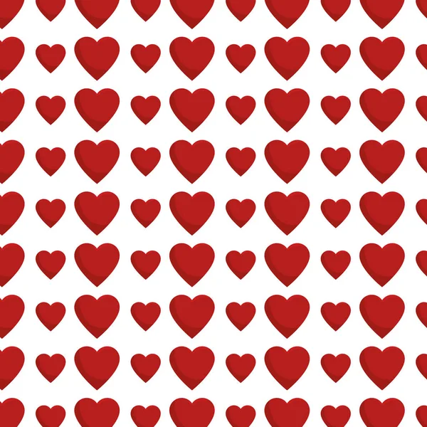 Corazón amor tarjeta decoración — Vector de stock